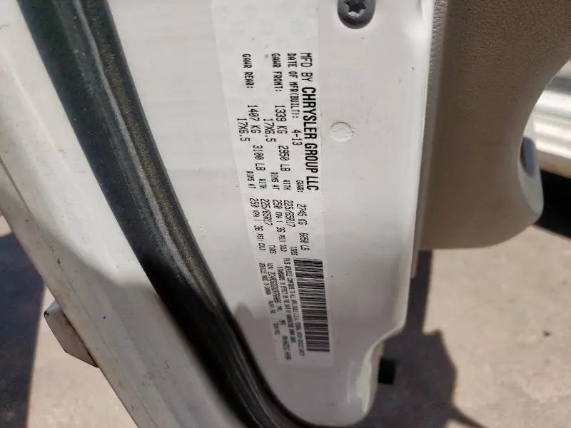 2013 DODGE GRAND CARAVAN CREW  