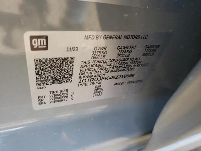 2024 GMC SIERRA K1500 ELEVATION-L  