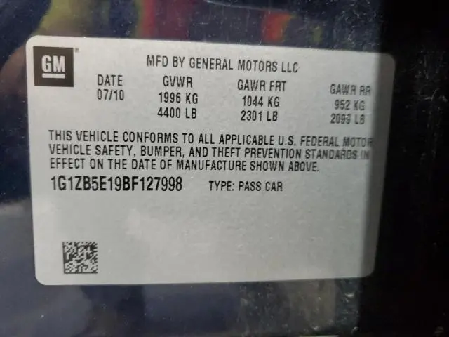2011 CHEVROLET MALIBU LS  