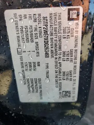 2013 GMC SIERRA K1500 SLT  