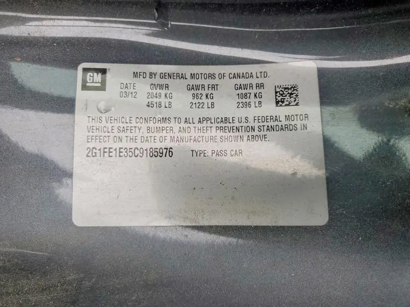 2012 CHEVROLET CAMARO LS  
