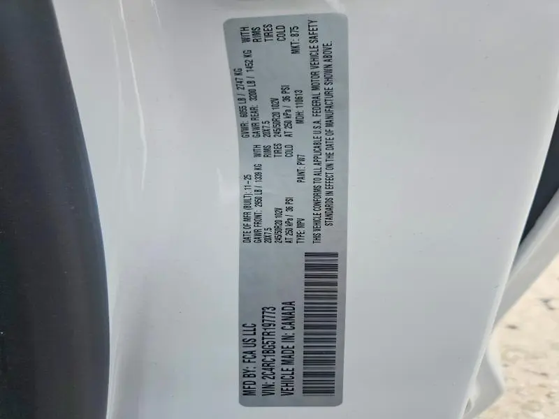 2026 CHRYSLER PACIFICA SELECT  