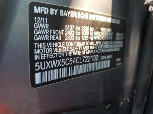 2012 BMW X3 XDRIVE28I  