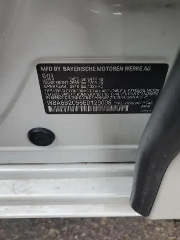 2014 BMW 650 I GRAN COUPE  