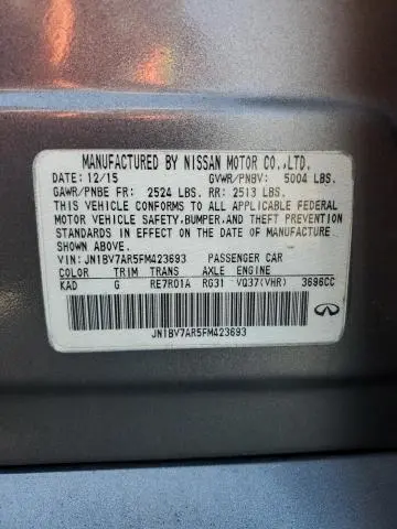 2015 INFINITI Q50 BASE