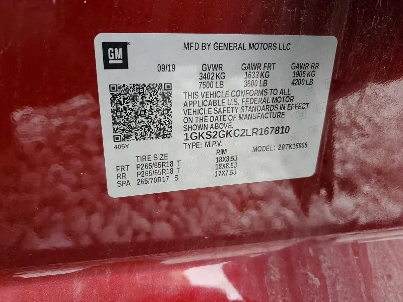 2020 GMC YUKON XL K1500 SLT  