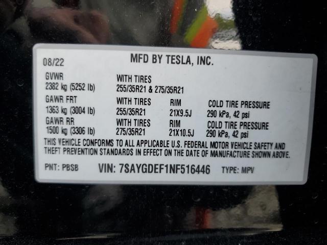 2022 TESLA MODEL Y 