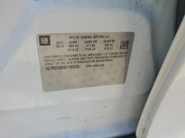 2014 CHEVROLET CRUZE LT  