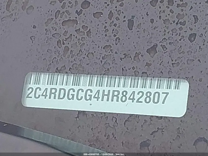 2017 DODGE GRAND CARAVAN SXT