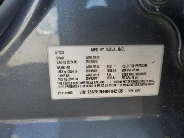 2023 TESLA MODEL Y   