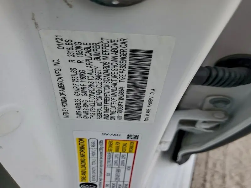 2021 ACURA TLX TECHNOLOGY  