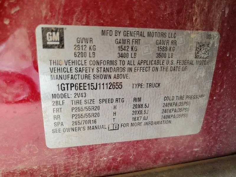 2018 GMC CANYON DENALI  