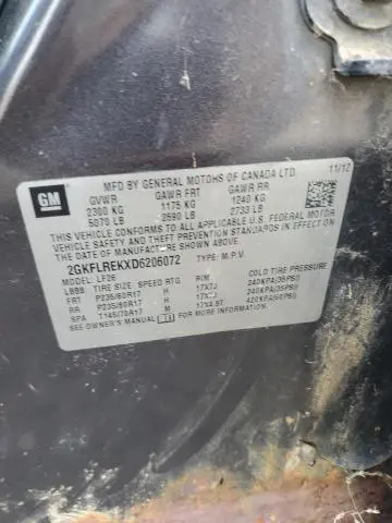 2013 GMC TERRAIN SLE  