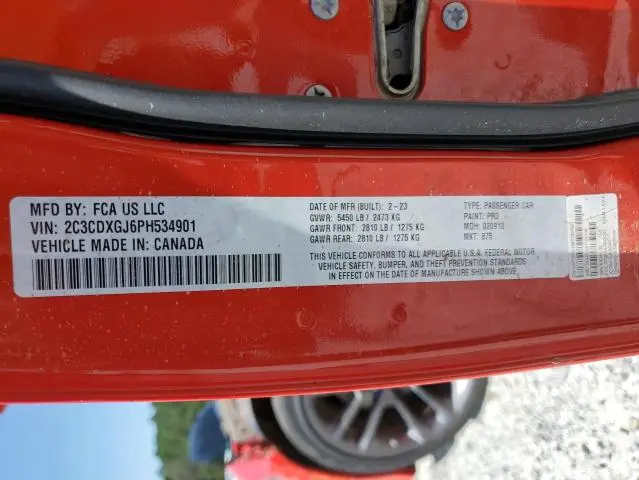 2023 DODGE CHARGER SCAT PACK  