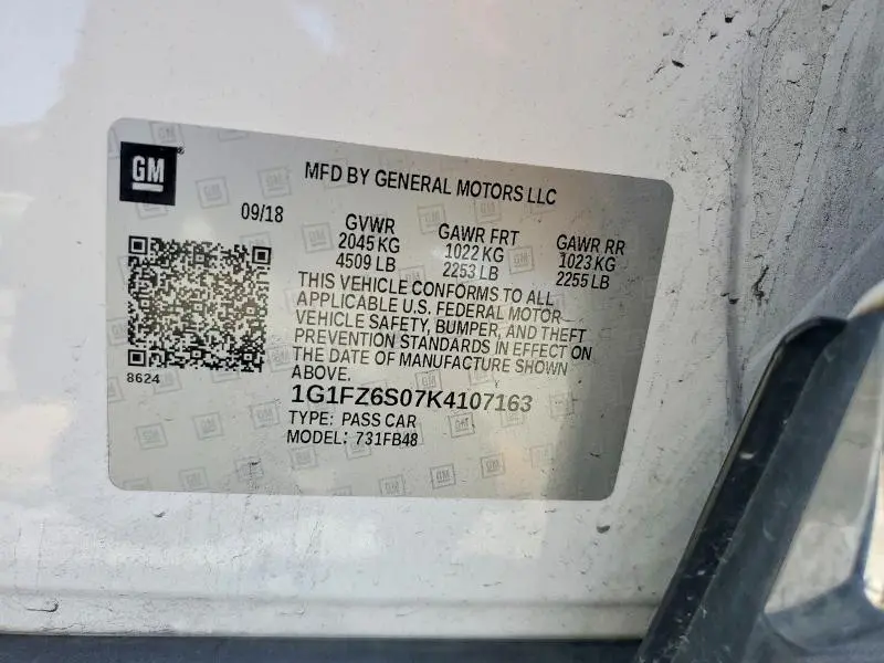 2019 CHEVROLET BOLT EV PREMIER  