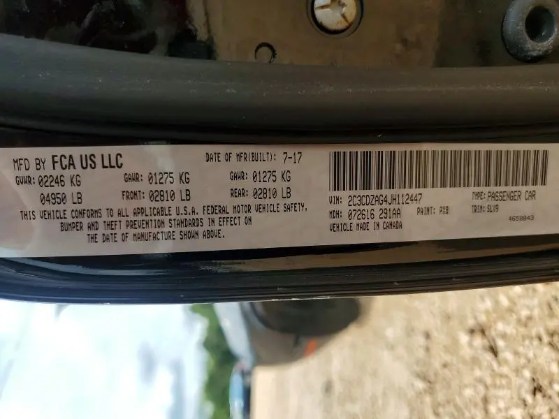 2018 DODGE CHALLENGER SXT  
