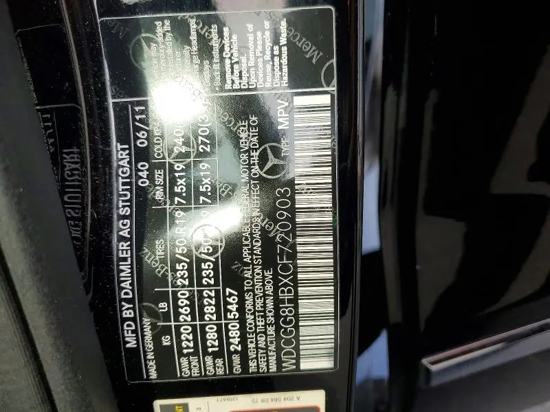 2012 MERCEDES-BENZ GLK 350 4MATIC  