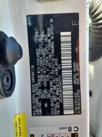 2012 TOYOTA 4RUNNER SR5  