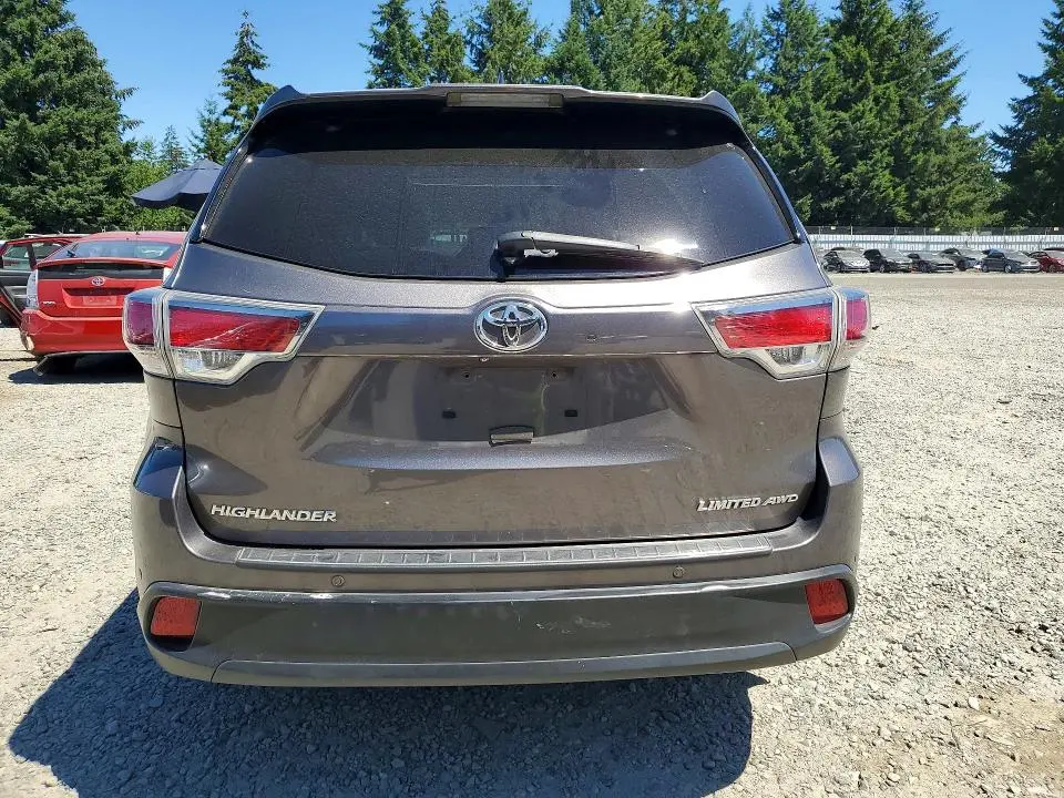 2016 TOYOTA HIGHLANDER LIMITED PLATINUM  