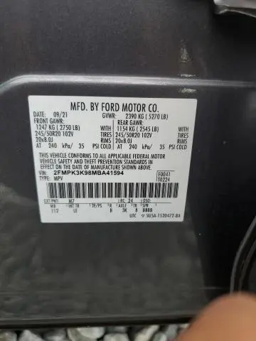 2021 FORD EDGE TITANIUM  