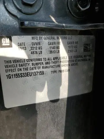 2014 CHEVROLET IMPALA LTZ