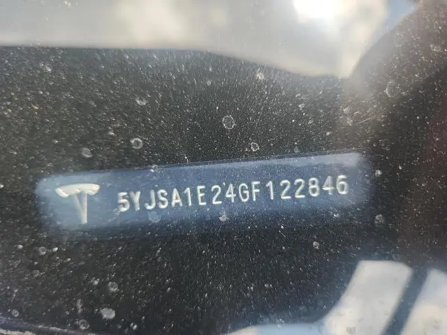 2016 TESLA MODEL S   