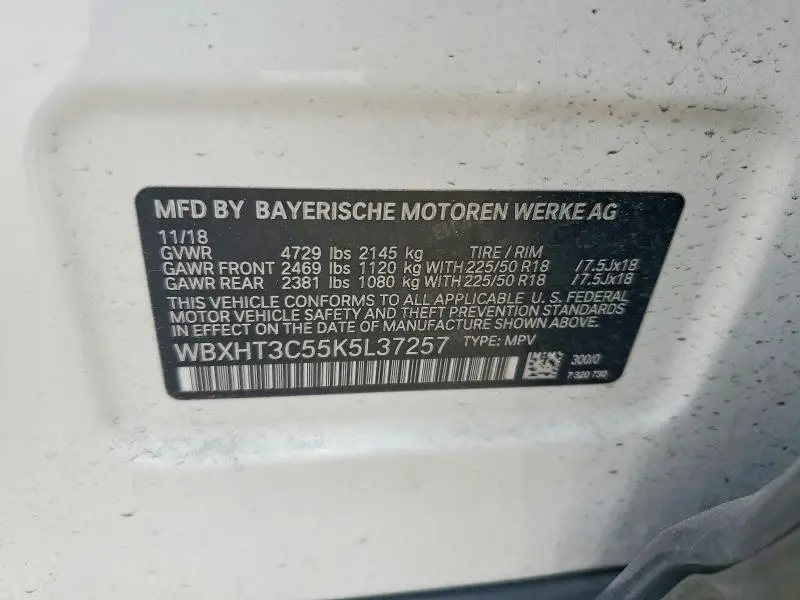 2019 BMW X1 XDRIVE28I  
