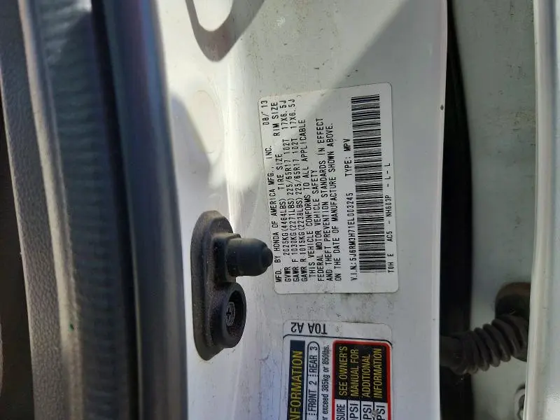 2014 HONDA CR-V EXL  