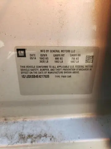 2014 CHEVROLET SONIC LT