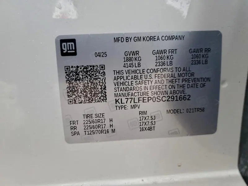 2025 CHEVROLET TRAX LS  