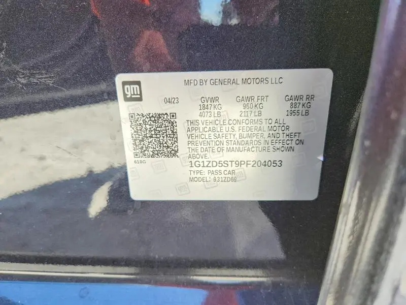 2023 CHEVROLET MALIBU LT  
