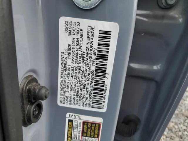 2022 HONDA CR-V EX  