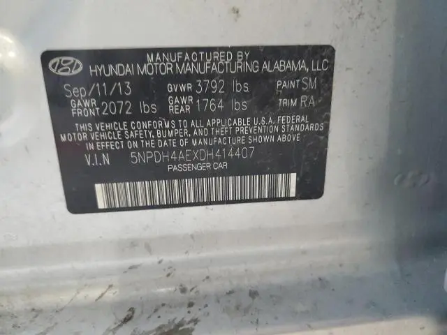 2013 HYUNDAI ELANTRA GLS  