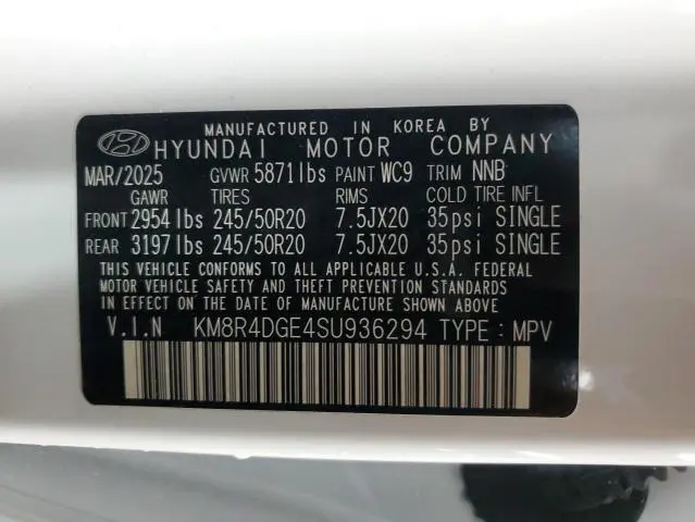 2025 HYUNDAI PALISADE SEL PREMIUM  