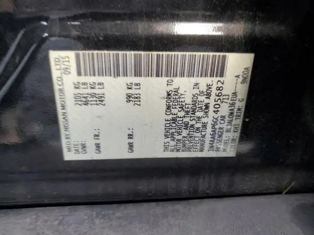 2016 NISSAN MAXIMA 3.5S  