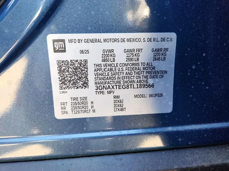 2026 CHEVROLET EQUINOX RS  