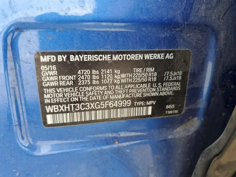 2016 BMW X1 XDRIVE28I  