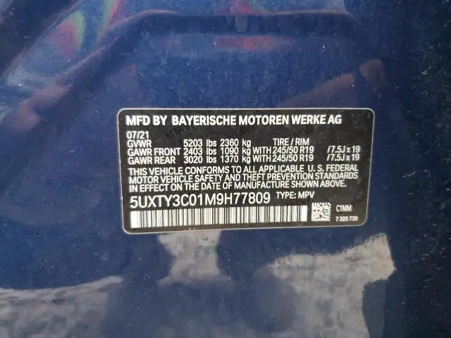2021 BMW X3 SDRIVE30I  