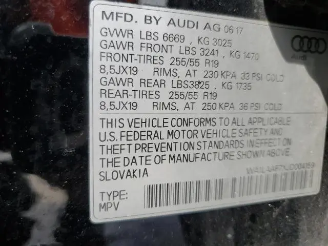 2018 AUDI Q7 PREMIUM PLUS  