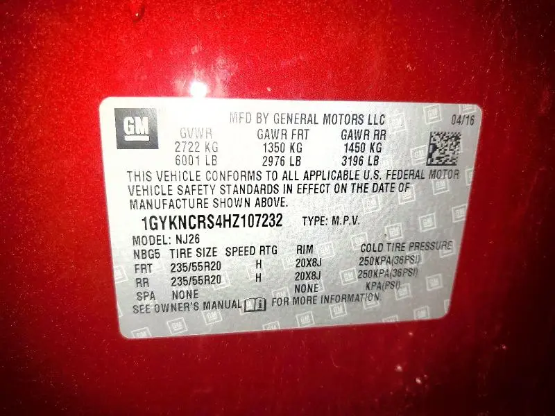 2017 CADILLAC XT5 PREMIUM LUXURY  