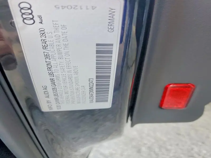 2021 AUDI A6 PREMIUM  