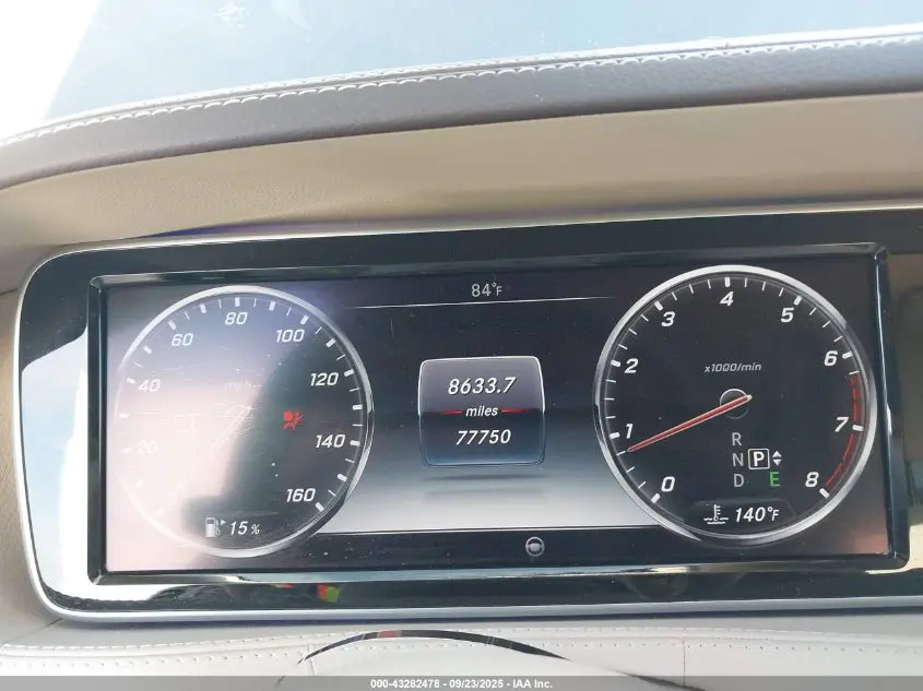 2015 MERCEDES-BENZ S 550  