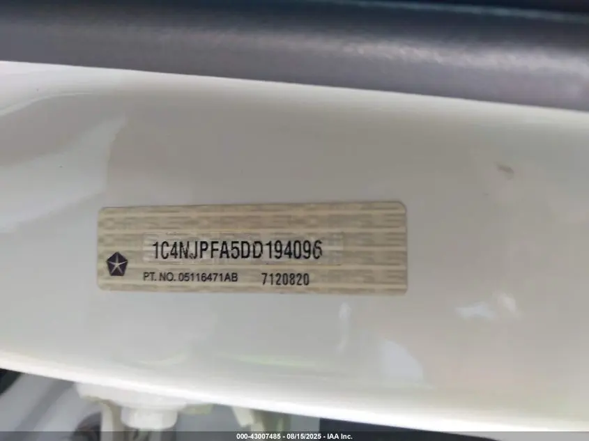 2013 JEEP PATRIOT LATITUDE