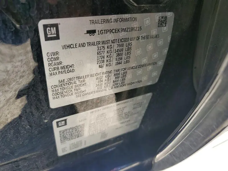 2021 GMC SIERRA K1500 ELEVATION  