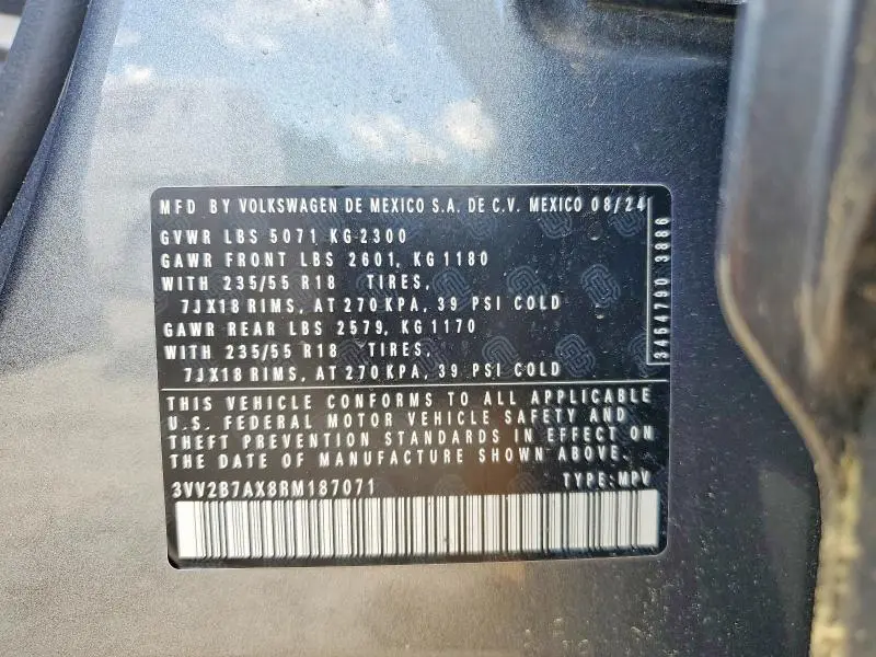 2024 VOLKSWAGEN TIGUAN SE  