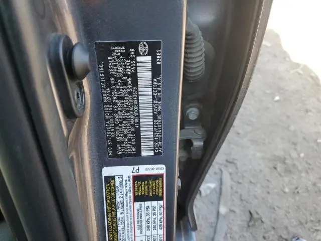2014 TOYOTA CAMRY L  
