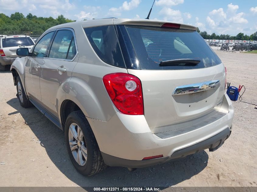 2012 CHEVROLET EQUINOX LS