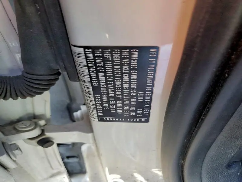 2012 VOLKSWAGEN BEETLE TURBO  