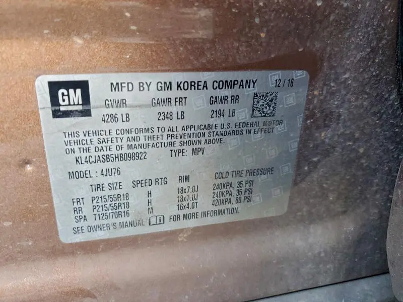 2017 BUICK ENCORE PREFERRED  