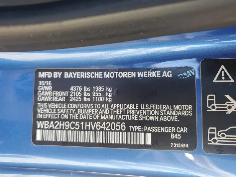 2017 BMW 230XI   
